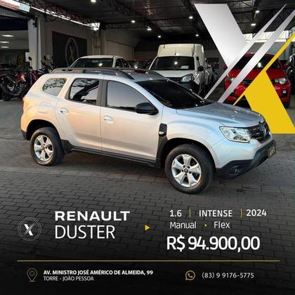 RENAULT DUSTER 1.6 16V SCE FLEX INTENSE PLUS MANUAL RENAULT DUSTER 1.6 16V SCE FLEX INTENSE PLUS MANUAL